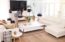 Woman staging home for sale