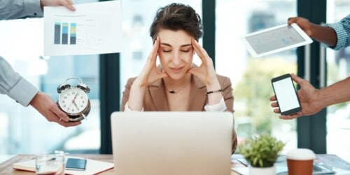 busy real estate agent struggling with time management