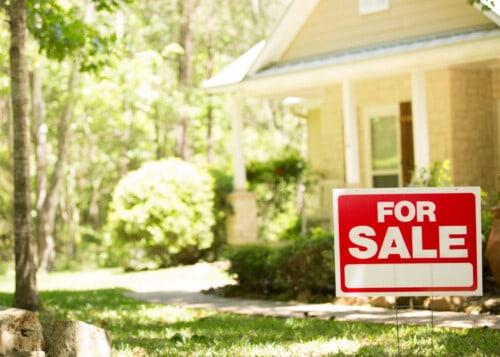 A difficult listing with a "For Sale" sign out front