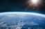 Planet Earth in outer space. Solar system. Elements of this image furnished by NASA