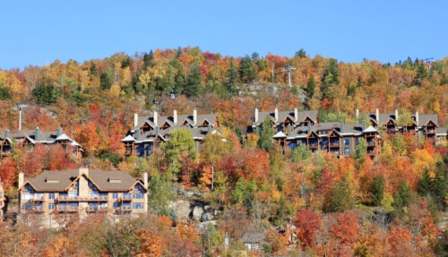 houses in fall