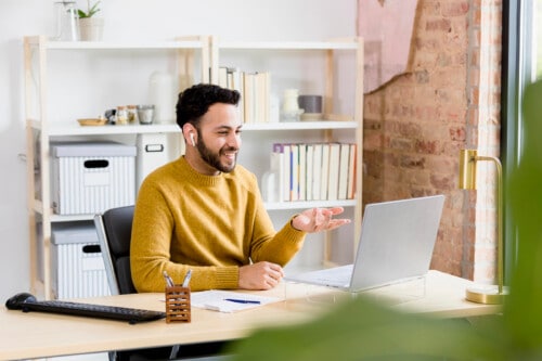 Man considers working as a part-time real estate agent.