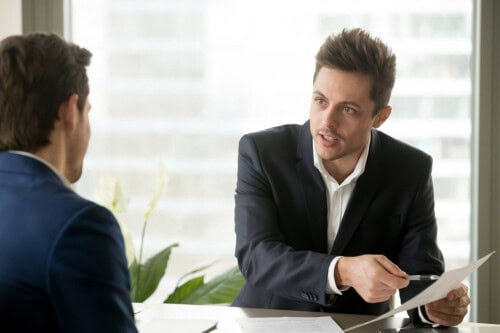 new agent reviews real estate broker interview questions