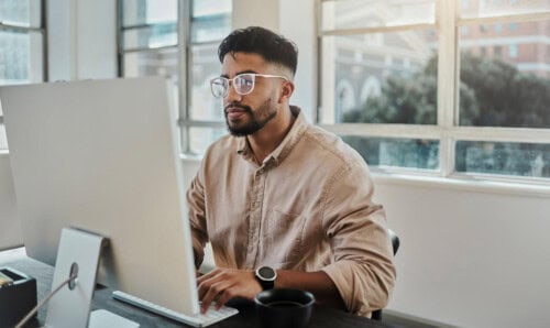aspiring agent prepares for real estate exam